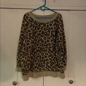 Leopard free people top
